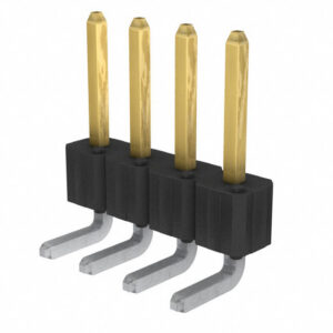 68015104HLF, 4P Header Connector, Amphenol, Stock