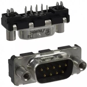 D09P24A4GV00LF, 9P D-Sub Plug, Amphenol, Stock