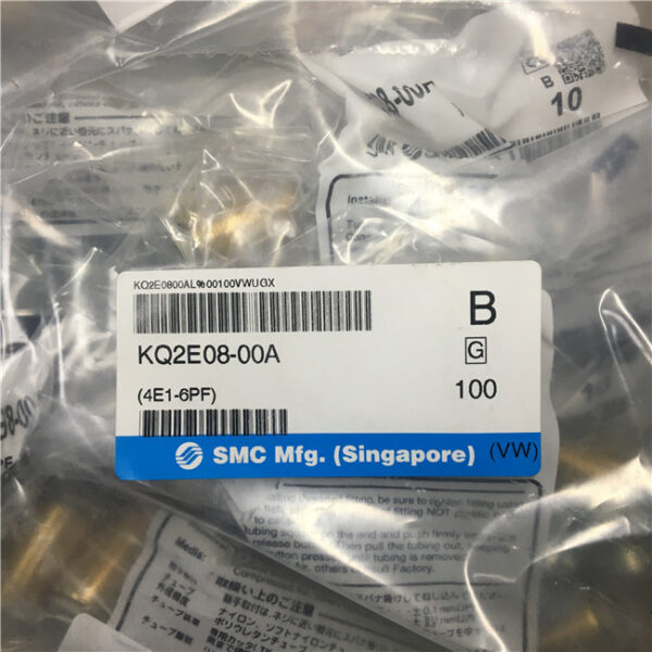 KQ2E08-00A, SMC, Stock, Fitting