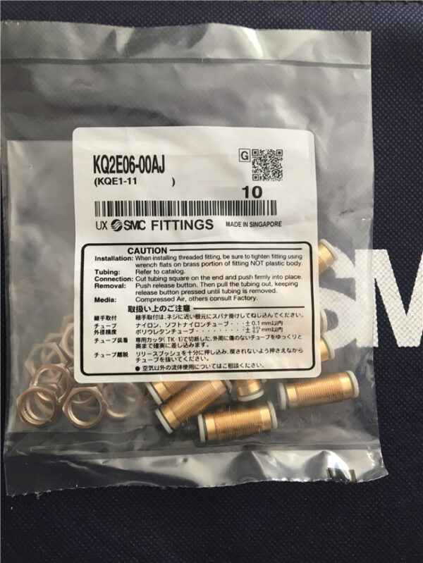 KQ2E06-00AJ, SMC, Stock, Fitting