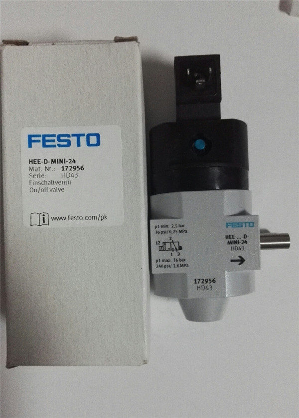 HEE-D-MINI-24, 172956, Festo, Stock, On-Off Valve – Provide Stock Of ...