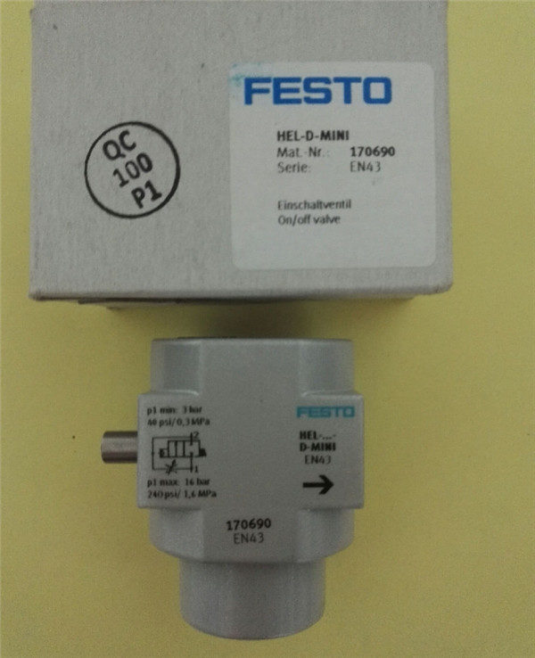 HEL-D-MINI, 170690, Festo, Stock, On-Off Valve