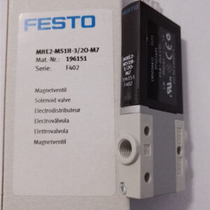 MHE2-MS1H-3/2O-M7, 196151, Festo, Stock, Solenoid Valve
