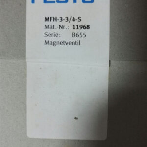 MFH-3-3/4-S, 11968, Festo, Stock, Solenoid Valve