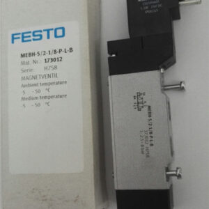 MEBH-5/2-1/8-P-L-B, 173012, Festo, Stock, Solenoid Valve