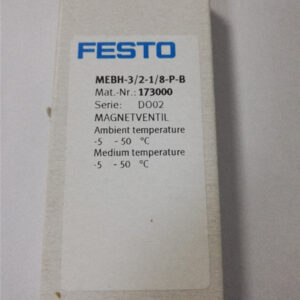 MEBH-3/2-1/8-P-B, 173000, Festo, Stock, Solenoid Valve