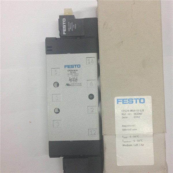 CPE24-M1H-5J-3/8, 163167, Festo, Stock, Solenoid Valve