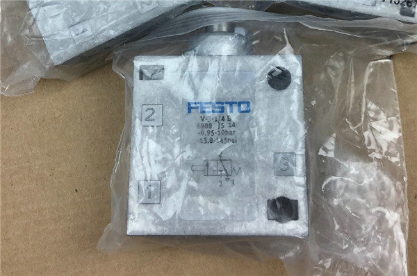 V-3-1/4-B, 6808, Festo, Stock, Solenoid Valve