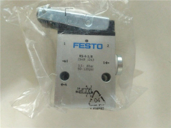 RS-4-1/8, 2949, Festo, Stock, Roller Lever Valve
