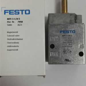 MFH-3-1/8-S, 7958, Festo, Stock, Solenoid Valve