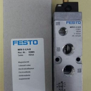 MFH-5-1/4-B, 15901, Festo, Stock, Solenoid Valve