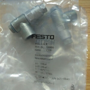 HGL-1/4-B, 530031, Festo, Stock, Check Valve