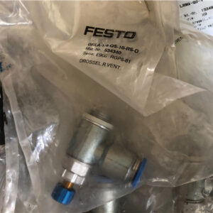 GRLA-1/4-QS-10-RS-D, 534340, Stock Flow Control Valve