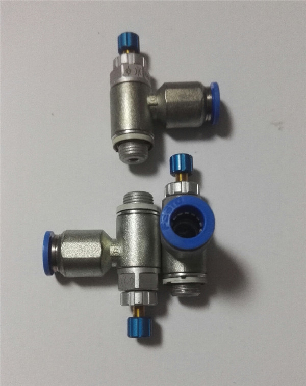GRLA-1/8-QS-8-RS-D, 534337, Stock Flow Control Valve