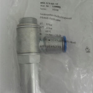 HGL-1/2-QS-12, 530045, Stock Flow Control Valve