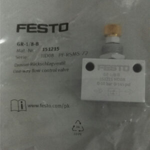 GR-1/8-B, 151215, Stock Flow Control Valve