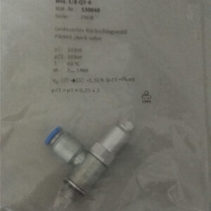 HGL-1/8-QS-6, 530040, Stock Flow Control Valve