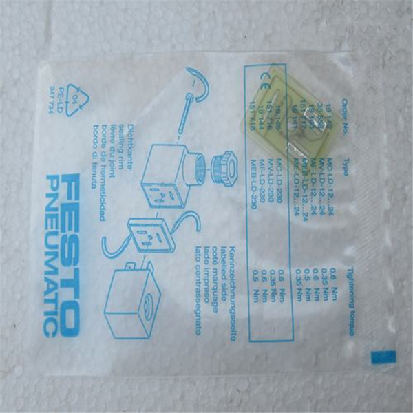 show original title Details about   Festo MF-LD-12-24DC Illuminated Gasket19143New in OVP 