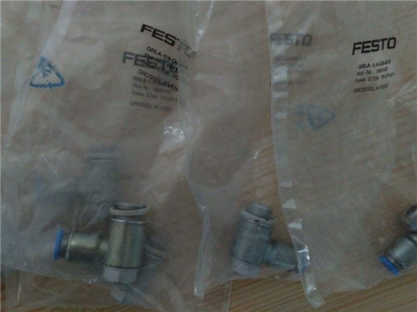 GRLA-1/4-QS-8-D, 193147, Festo, Stock Flow Control Valve
