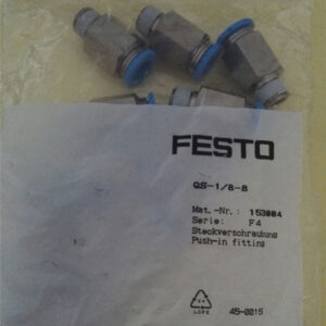 QS-1/8-8, 153004, Festo, Stock, Fitting