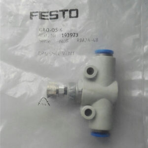 GRO-QS-6, 193973, Festo, Stock, Flow Control Valve