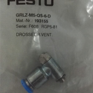 GRLZ-M5-QS-6-D, 193155, Festo, Stock, Flow Control Valve
