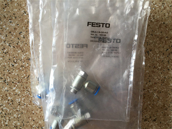 GRLA-1/8-QS-8-D, 193145, Festo, Stock, Flow Control Valve