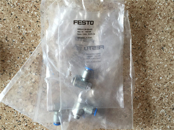 GRLA-1/8-QS-6-D, 193144, Festo, Stock, Flow Control Valve