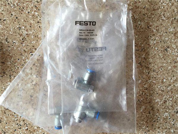 GRLA-1/8-QS-6-D, 193144, Festo, Stock, Flow Control Valve