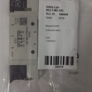 VUVG-L10-B52-T-M5-1P3, 566458, Festo, Stock, Solenoid Valve