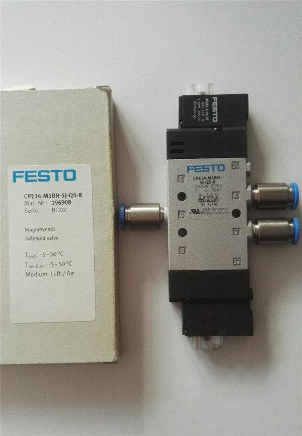 CPE14-M1BH-5J-QS-8, 196908, Festo, Stock, Solenoid Valve