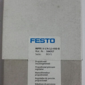 MPPE-3-1/4-2,5-010-B, 164317, Festo, Stock, Proportional Pressure Regulator