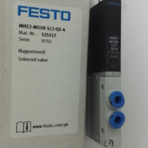MHE2-MS1H-5/2-QS-4, 525117, Festo, Stock, Solenoid Valve