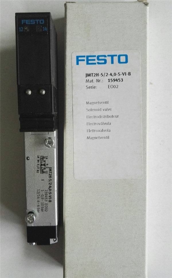 JMT2H-5/2-4,0-S-VI-B, 159453, Festo, Stock, Solenoid Valve
