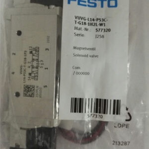 VUVG-L14-P53C-T-G18-1H2L-W1, 577320, Festo, Stock, Solenoid Valve