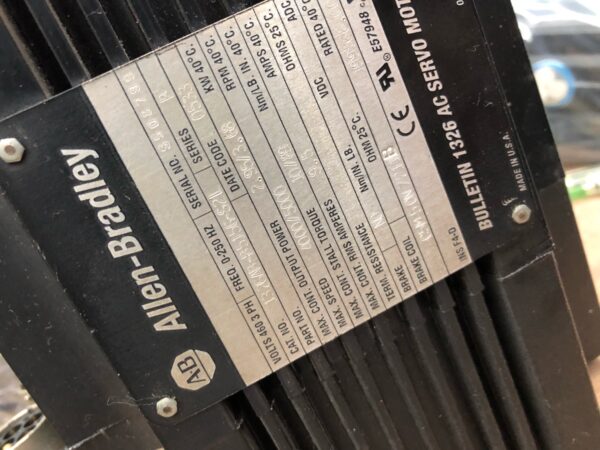 Stock, Allen-Bradley, 1326AB-B515G-S2L, Used - 图片 2