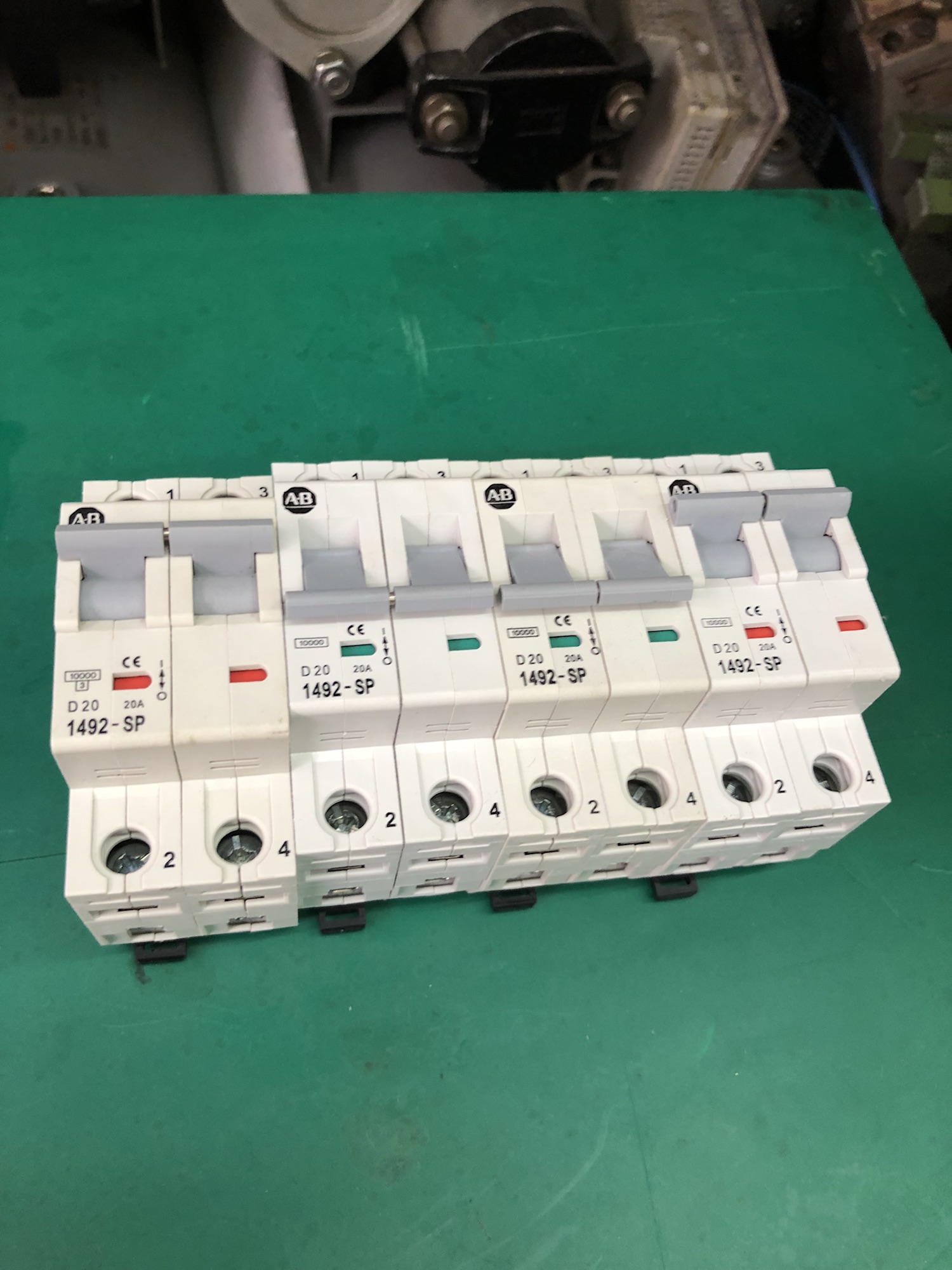 Stock, Allen-Bradley, 1492-SP 2P 20A, 4pcs=1lot, Used