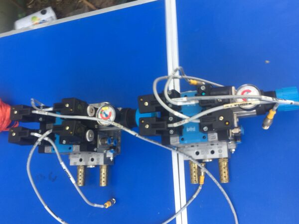 Stock, Festo, MFH-5/3E-D-1-S-C 152565 + 35966=1 set, Used, Solenoid Valve - 图片 2