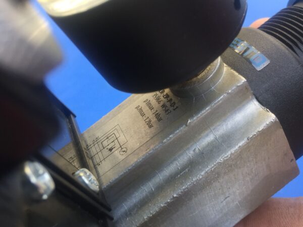 Stock, Festo, MFH-5/3E-D-1-S-C 152565 + 35966=1 set, Used, Solenoid Valve - 图片 6