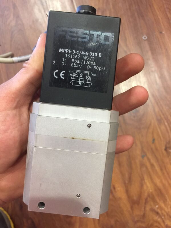 Stock, Festo, MPPE-3-1/4-6-010-B, 161167, Proportional Pressure Regualtor,Used