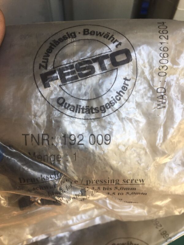 Stock, Festo, SEA-3GS-M8-S, 192009, Connector/Plug, New