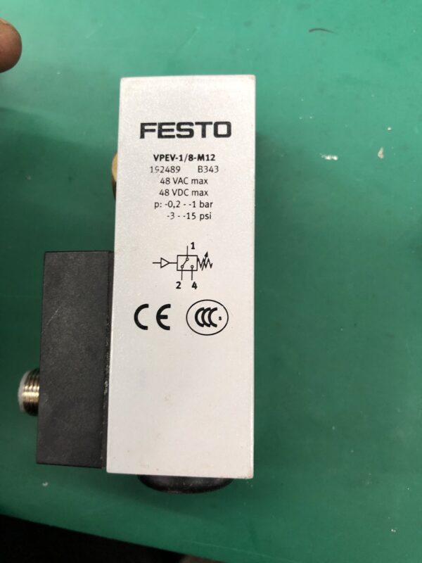 Stock, Festo, VPEV-1/8-M12, 192489, Pressure Switch, Used