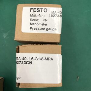 Stock, Festo, MA-40-1.6-G1/8-MPA, 192733CN, Pressure Gauge