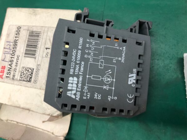 Stock, ABB, 1SNA610059R1500,  RB122-24VDC, New - 图片 2