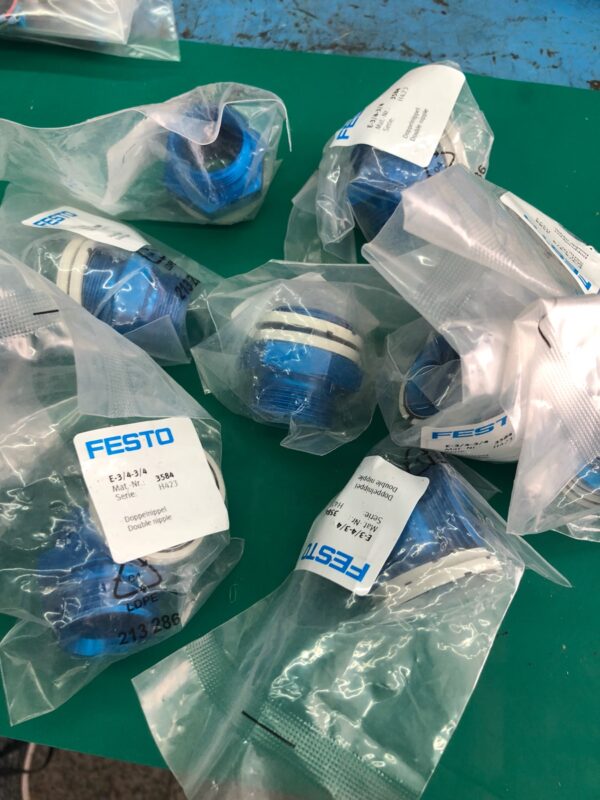 Stock, Festo, E-3/4-3/4, 3584, Fitting, New - 图片 2