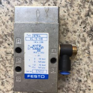 Stock, Festo, VL-5-1/8, 9764, Solenoid Valve, Used