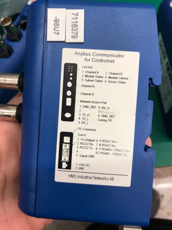 Stock, HMS, ABC-CNT, ABC-CNT-B, Anybus communicator for controlnet, Used - 图片 3