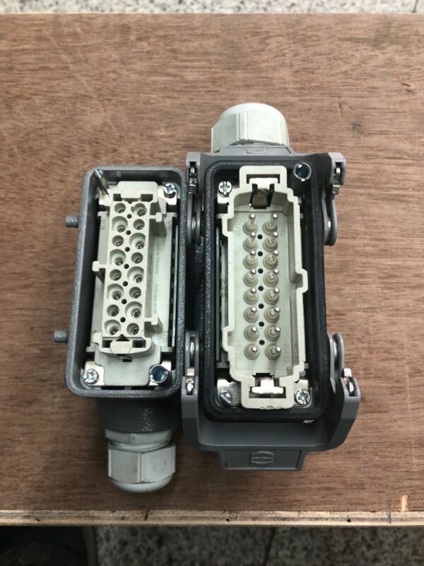 Stock, Harting, HAN 16ES-M, 16A 500V, Female+Male, Used - 图片 2