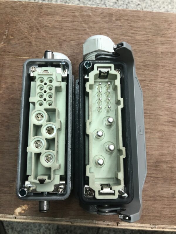 Stock, Harting, HAN K4/8-F-s + HAN K4/8-M-s, Used - 图片 2