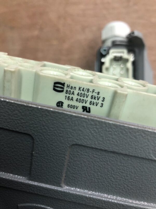 Stock, Harting, HAN K4/8-F-s + HAN K4/8-M-s, Used - 图片 3